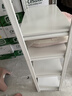 唐辑书架书柜家用落地置物货架学生钢制收纳储物架子 白五层50*30*138 实拍图