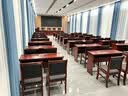 盛浪实木办公椅会议椅电脑椅带靠背皮革座椅培训办公椅子实木弯腿西皮 实拍图
