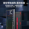 CHERRY樱桃MX1.1黑曜极光 机械键盘87键 游戏键盘 有线键盘 悬浮式无钢结构 RGB灯效 黑色红轴 实拍图