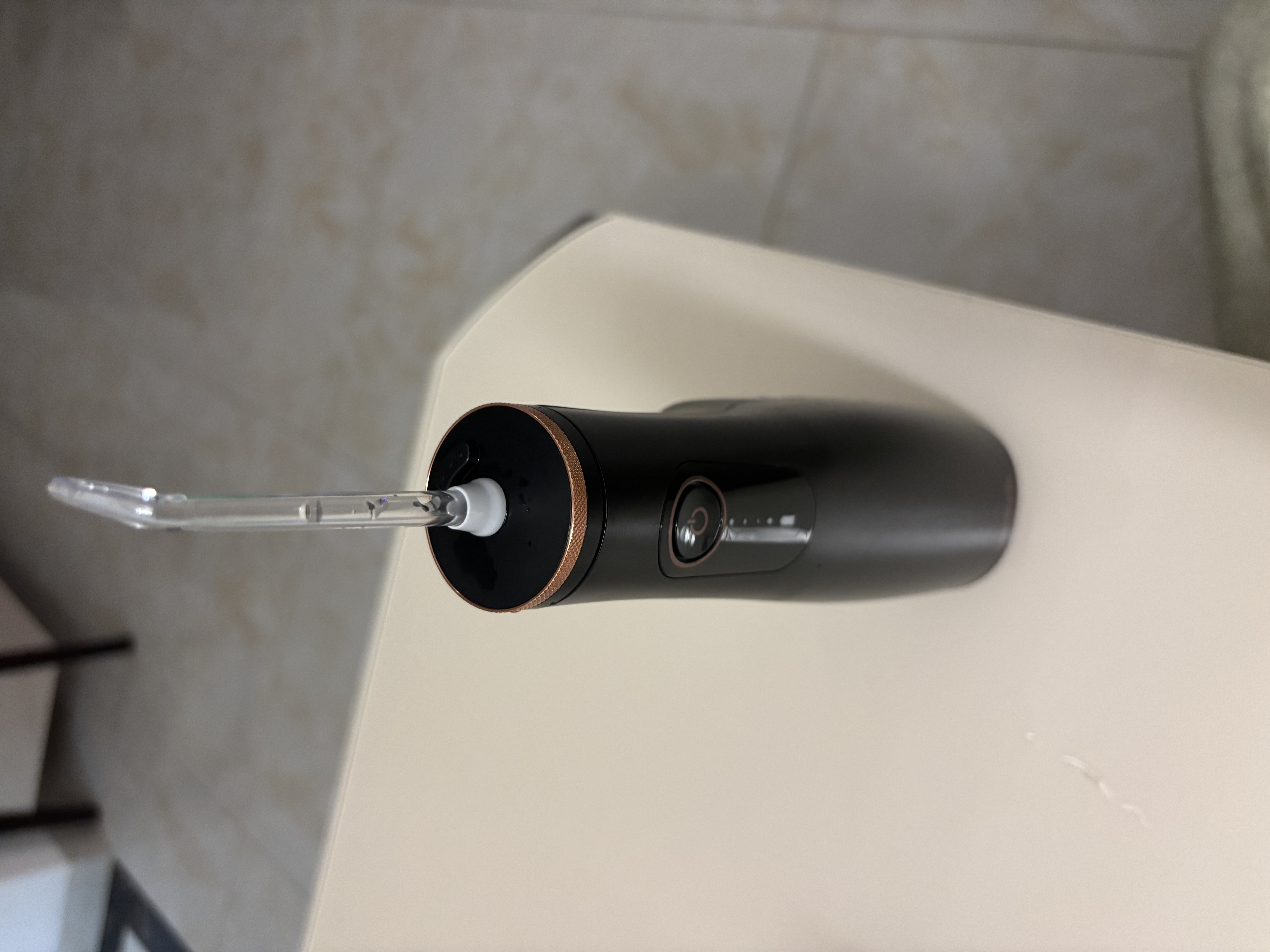 洁碧【专业旗舰】医用级冲牙器GS10PRO夜空黑 便携洗牙器水牙线牙齿冲洗器预防牙结石 生日礼物情侣 实拍图