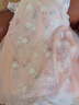 迪士尼女童连衣裙儿童裙子国风汉服夏季新中式中大童公主裙DQ080粉色150 实拍图