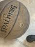 斯伯丁（SPALDING）篮球飞行员06十字型防尘吸湿皮料室内外通用7号成人青少年77-739Y 实拍图