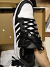 adidas ENTRAP美式校园风运动鞋少年感复古篮球风板鞋阿迪达斯 白色/黑色   47 实拍图