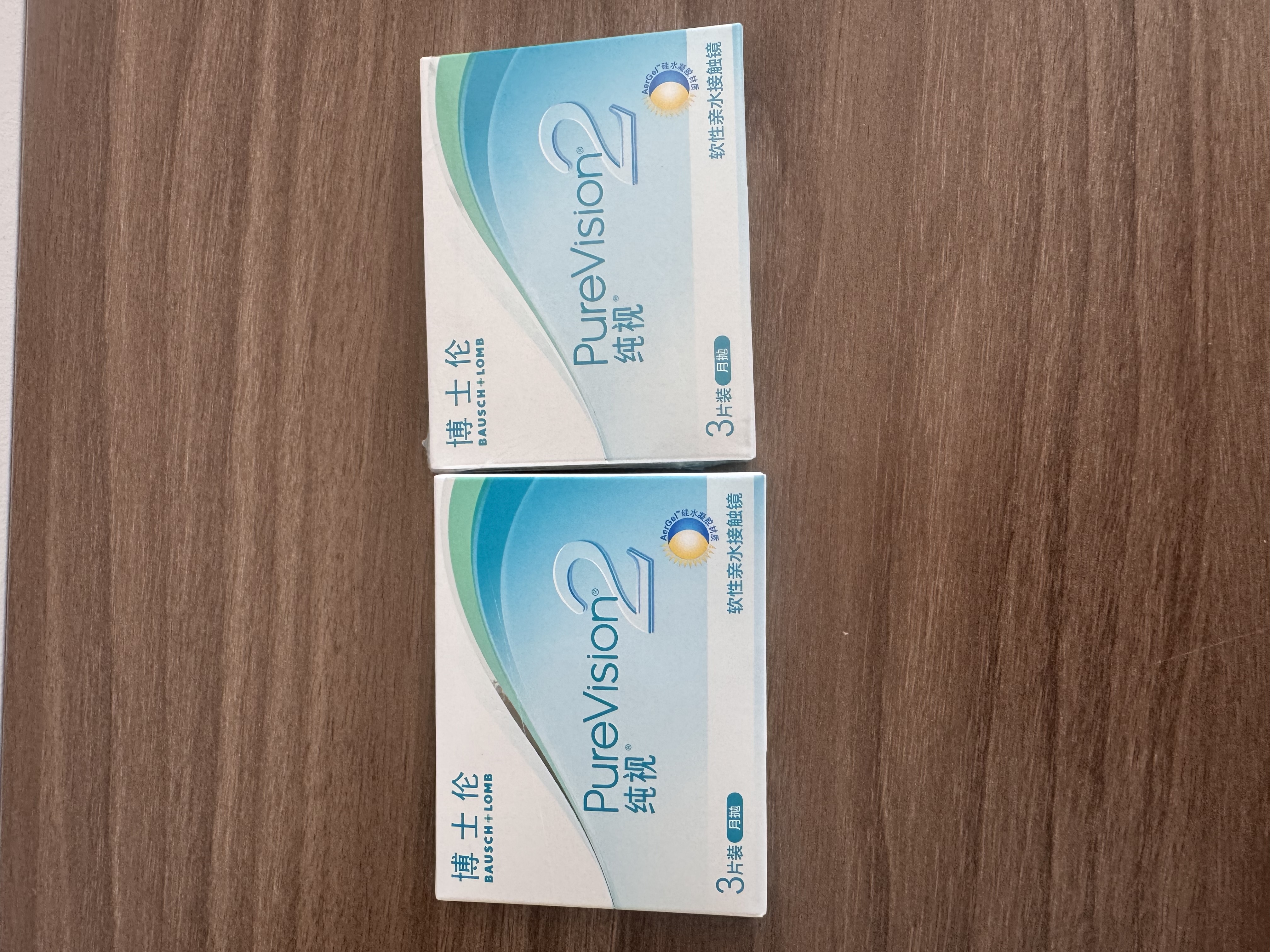 博士伦纯视2代硅水凝胶月抛型3片高透氧隐形眼镜高光度透氧600度 实拍图