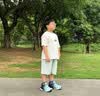 里奇.乔丹   RICKY JORDAN男鞋旋转纽扣网透气运动鞋男童春秋季2026青少年初中生减震跑步鞋 浅蓝+网面透气 43  内长265 实拍图