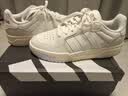 adidas ENTRAP美式校园风运动少年感复古篮球风板鞋男女阿迪达斯 米白色/灰色   36 实拍图