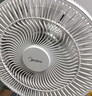 美的（Midea）【飓风节能】七叶柔风立式电风扇/家用轻音落地扇/台式小型风扇/大风力遥控定时摇头风扇 SAH35BSJ 实拍图