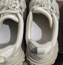 骆驼（CAMEL）丑萌登山鞋女时尚撞色户外休闲鞋 L24M076602 米/银/黄 39 实拍图