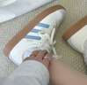 adidas「T头鞋」VL COURT 2.0复古休闲板鞋德训鞋阿迪达斯轻运动   汉玉白/蓝色/金色 (推荐女生买小半码)   39 实拍图