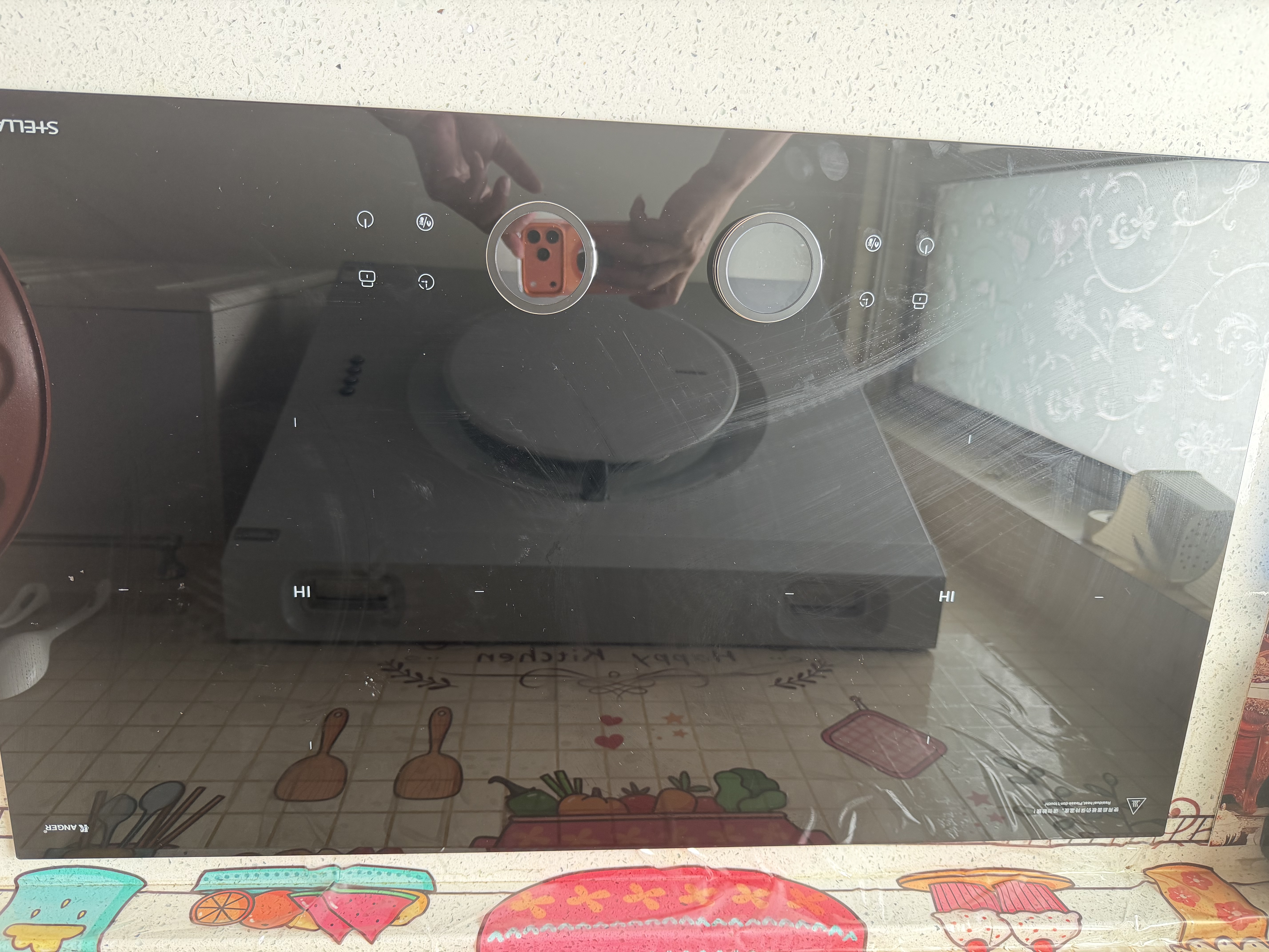 德昕新款白色嵌入式电磁炉电陶炉一体家用旋钮3500w大功率一电一陶双灶内嵌式爆炒双头电磁灶电陶灶 TS-35B10B：双电磁灶+二级能效+3500W 双灶 实拍图