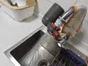 美的（Midea）净水器水龙头过滤器家用自来水滤水器直饮前置过滤器厨房卫生间通用除水垢除余氯双出水可清洗滤芯 一机三芯【两年免换滤芯】 实拍图