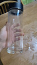 京东京造 玻璃杯 双层隔热茶杯个人专用茶水分离杯大容量380ml 实拍图