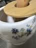全适家用捣蒜器陶瓷蒜臼子研磨器捣碎捣料器蒜泥器捣姜器捣药罐配盖子 实拍图