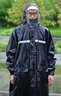 乐优佰易反光成人雨衣套装分体式 A春亚纺网格 XL 防暴雨含雨裤骑车交通 藏青色 实拍图