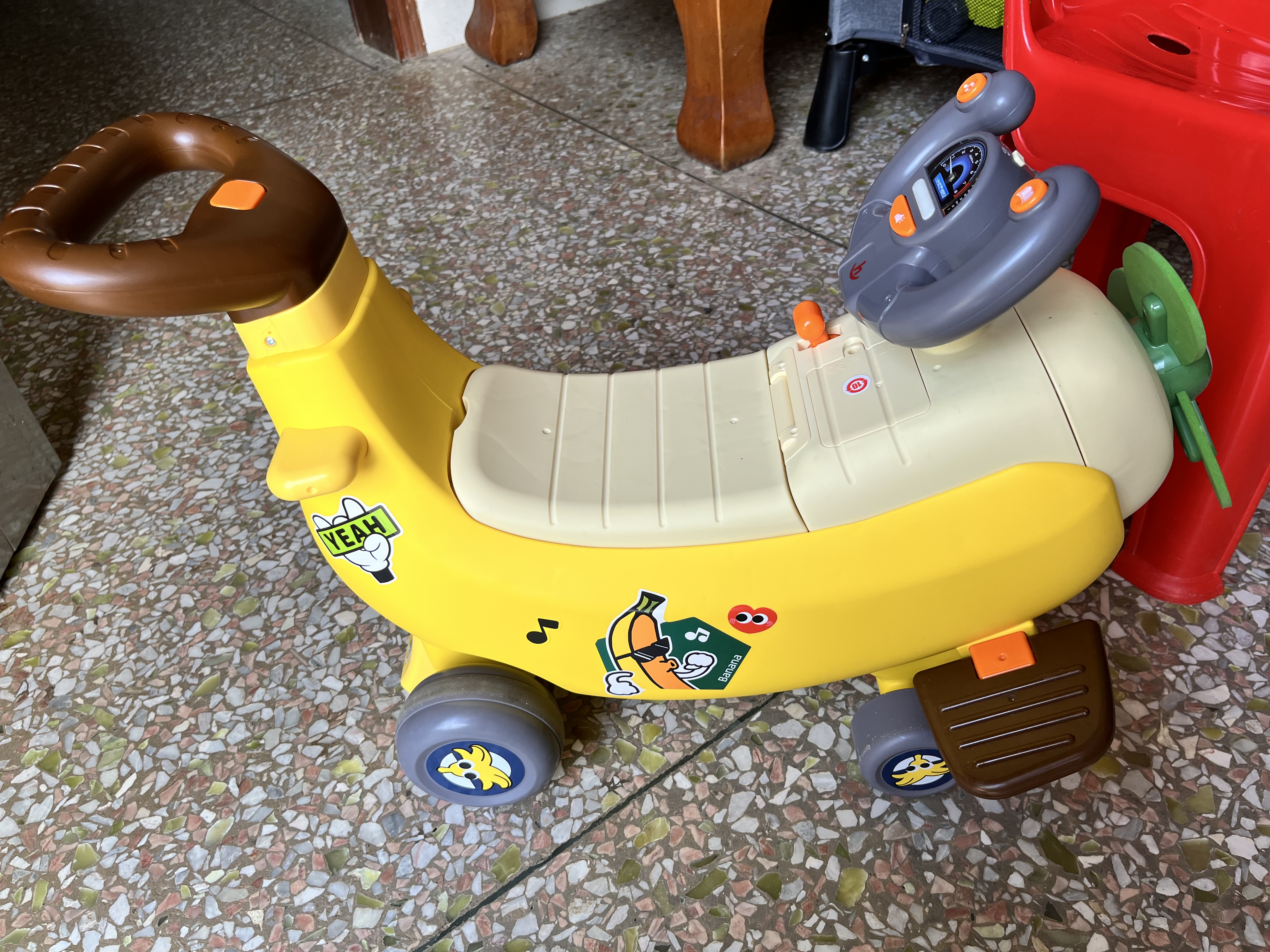 汇乐玩具小火车香蕉车儿童玩具车1-3岁婴儿玩具宝宝学步车生日周岁礼物 香蕉飞机（室内外畅行） 实拍图