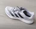 adidas adizero RC 4超轻缓震训练备赛体测薄底竞训跑鞋阿迪达斯   白色/黑色/浮点灰   41 实拍图