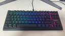 CHERRY樱桃MX1.1黑曜极光 机械键盘87键 游戏键盘 有线键盘 悬浮式无钢结构 RGB灯效 黑色红轴 实拍图