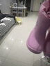 牧萌儿童雨鞋男童女童防水立体宝宝防滑耐磨卡通雨靴 粉色独角兽 18码 实拍图