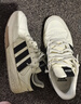 adidas COURTBEAT场下休闲篮球风板鞋男女阿迪达斯官方轻运动   乳白色/黑色   40 实拍图