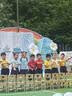 唐狮男女童短袖T恤纯棉夏装上衣儿童白t打底衫多色可选 淡黄 130 实拍图