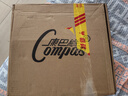 康巴丝（Compas）挂钟客厅钟表 简约钟表客厅石英钟表挂墙时钟 c2877黑色 33.5cm 实拍图