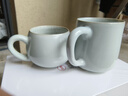 雅瓷汝窑泡茶杯陶瓷茶杯带盖办公杯会议茶杯礼盒装汝瓷修心杯 实拍图