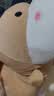 名创优品（MINISO）趴姿大号趣味狗狗公仔玩偶玩具娃娃抱枕靠枕生日礼物女 卡其色 实拍图
