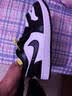 耐克NIKE休闲鞋男女熊猫AJ 1 乔丹高级感潮流运动鞋DC0774-101黑白38 实拍图