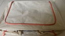 登比布艺收纳箱衣服棉被整理箱玩具衣物储物箱百纳箱 米色66L2只装 实拍图