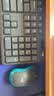 罗技（Logitech）MK275 键鼠套装 无线键鼠套装 办公键鼠套装 全尺寸 商务键鼠套装 带无线2.4G接收器 黑蓝色 实拍图