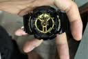 卡西欧（CASIO）手表男G-SHOCK黑金防水多功能运动电子学生青少年日韩表七夕礼物 黑金GA-110GB-1A 实拍图