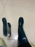 回力雨鞋女时尚户外下雨天防水雨靴水鞋耐磨胶鞋6813墨绿高筒38 实拍图
