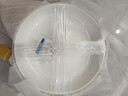 瓷秀源纯白陶瓷窝盘深口盘子菜盘家用骨瓷餐具创意网红碟子蒸鸡蛋羹深盘 7英寸窝盘-直径18.3cm 实拍图