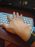 罗技（Logitech）时尚系列K390无线蓝牙键盘 超薄便携  K380升级版蓝色 79键 实拍图