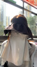 蕉下（beneunder）遮阳帽子女黑胶贝壳防晒帽太阳帽子便携空顶帽大帽檐显脸小BM017 实拍图