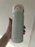 膳魔师（THERMOS）保温杯真空不锈钢浮雕印花保温水杯JNR-400-BL 400ml浅蓝色 实拍图