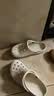 卡骆驰（CROCS）贝雅卡骆班洞洞鞋|205089 冬日白/彩色-1LI   41 /42(260mm)   实拍图