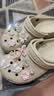 卡骆驰（CROCS）檀健次同款经典洞洞鞋轻便百搭女沙滩鞋包头拖鞋男鞋|10001 骨白色-2Y2(含智必星) 39 (240mm) 实拍图