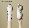 西遇（Westlink）厚底德训鞋女2026新款春夏小白鞋运动休闲百搭巨好看阿甘鞋子 蓝色 付款20天 39 (245) 实拍图