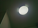惠普精工卧室吸顶灯led现代简约餐厅书房灯具圆形50cm遥控三色 实拍图