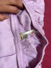 美标纯棉睡裤女士可外穿打底裤新款居家全棉纯色贡缎家居裤秋 粉紫 M(160/68A) 实拍图