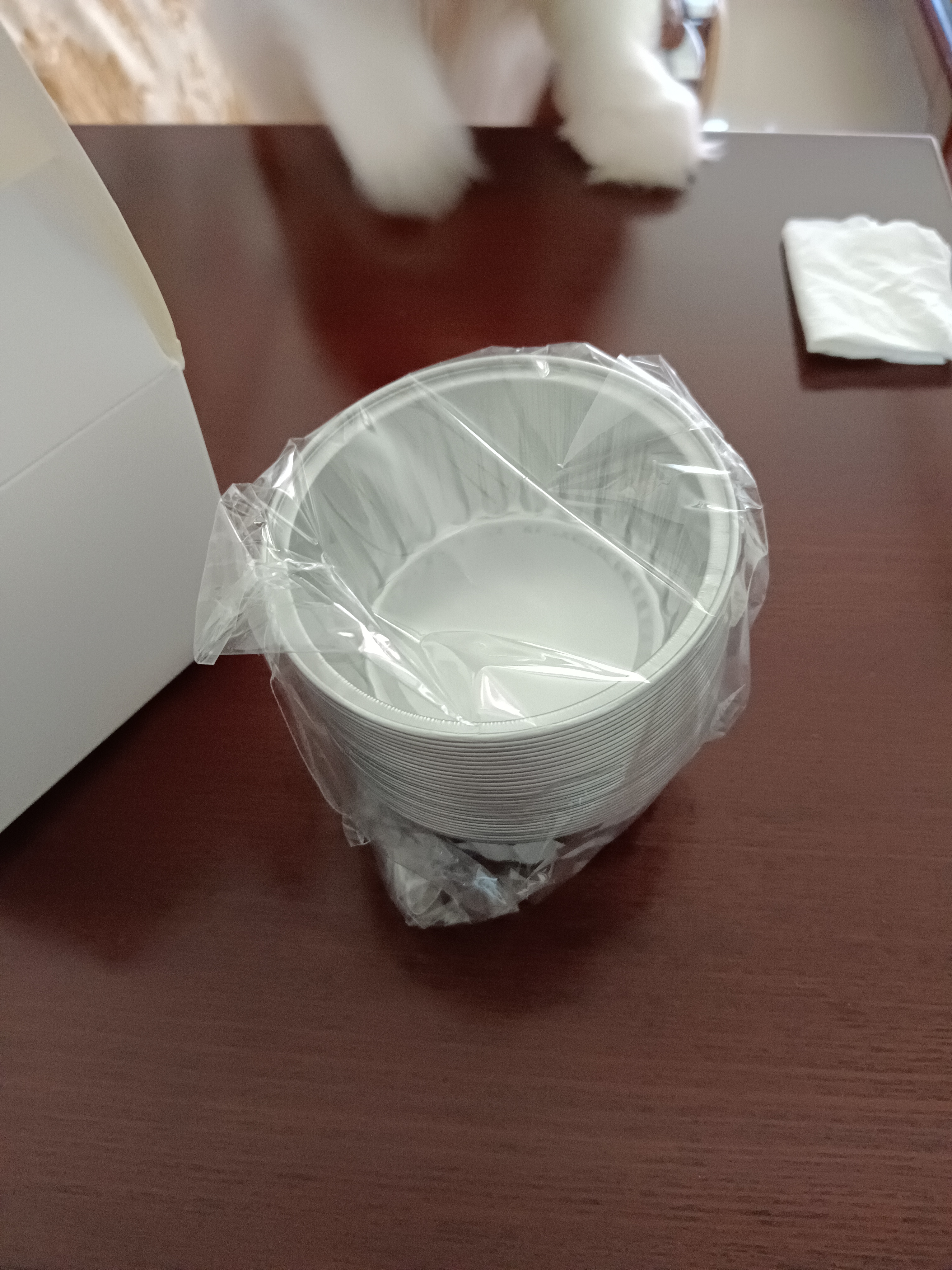 特美居（temeiju）锡纸碗30只蛋糕模具锡纸杯烘焙布丁蒸糕空气炸锅锡纸盘加厚 实拍图
