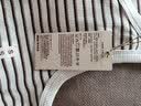 MUJI 女式莱赛尔混罗纹编织挖肩背心上衣内搭打底26年夏新品BB2VPC6S 米白色条纹 S (155/80A) 实拍图