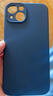 品胜 适用苹果14手机壳 iphone14柔性液态手机壳全包防摔超薄保护套亲肤手感男女款直边保护软壳蓝色 实拍图