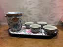 唐丰汝窑旅行茶具一壶四杯户外露营便携式茶具茶杯茶壶套装礼物伴手礼 实拍图