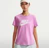 耐克NIKE女子运动T恤纯棉 修身显瘦 时尚简约DX7907-504紫XL 实拍图