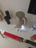 富光大容量耐摔玻璃杯 商务男士双层水杯塑玻泡茶杯茶水分离杯子520ML 实拍图