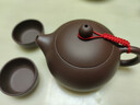古往今来 宜兴原矿纯全紫砂壶名家手工泡茶壶家用功夫茶具套装 球孔西施壶 [升级卡盖]320ml·蜂巢出水 实拍图