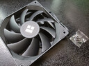 利民（thermalright）TL-C12C 黑色12cm入门级风压扇 经典磁稳S-FDB轴承 50CM 4PIN串接PWM接头 1550转速 实拍图