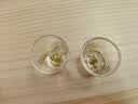青苹果手握金山白酒杯精致一两杯6只装 加厚水晶玻璃带刻度50ml生日礼物 实拍图